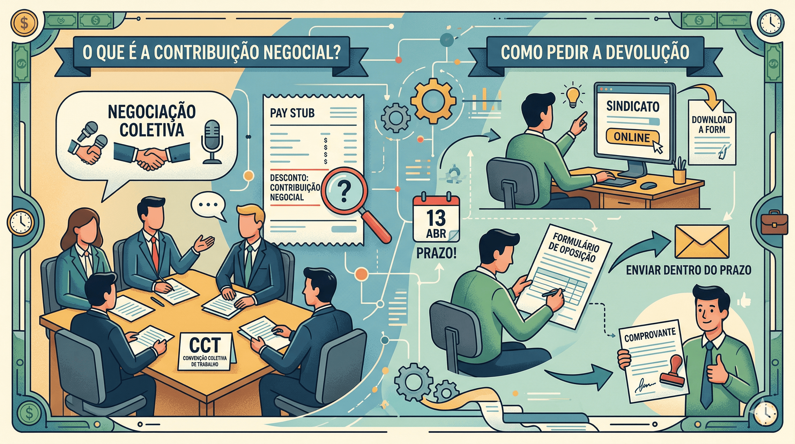 Contribuição negocial: o desconto do sindicato